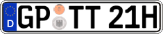 German license plate, Plates for oldtimers (type 