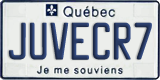 Quebec, Vanity Plates
