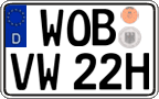 German license plate, Plates for oldtimers (type 