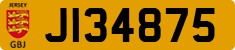 License plate of Jersey, Regular plates (J123456)