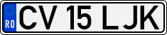 License plate of Romania, Regular plates