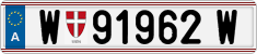 License plate of Austria, Regular plates