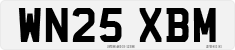License plate of the United Kingdom, 2001 year system