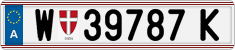 License plate of Austria, Regular plates