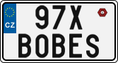License plate of the Czech Republic, Vanity Plates
