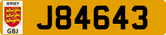 License plate of Jersey, Regular plates (J123456)