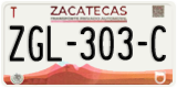 Zacatecas, Cars (AAA-000-A)