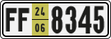 License plate of Armenia, Export transit plates