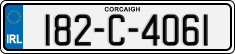 License plate of Ireland, Regular plates