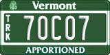 Vermont, Apportioned (12A34)