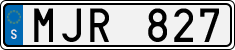 License plate of Sweden, Regular plates