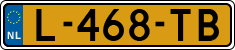 License plate of the Netherlands, Cars