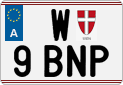 License plate of Austria, Regular plates