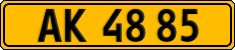 License plate of Denmark, Commercial vehicles