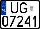 License plates of Poland, Military