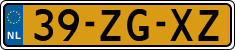 License plate of the Netherlands, Cars