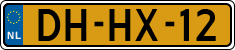License plate of the Netherlands, Cars