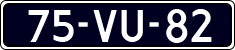License plate of the Netherlands, Cars