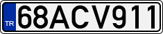 License plate of Turkey, Regular plates