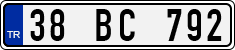 License plate of Turkey, Regular plates