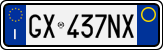 License plate of Italy, Cars (1994 year series)