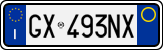 License plate of Italy, Cars (1994 year series)