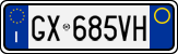 License plate of Italy, Cars (1994 year series)
