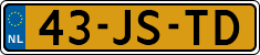 License plate of the Netherlands, Cars