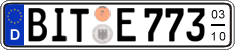 German license plate, Seasonal plates