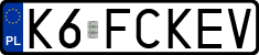 License plates of Poland, Vanity Plates