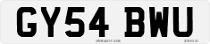 License plate of the United Kingdom, 2001 year system