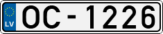 License plate of Latvia, Regular car plates
