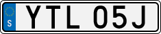 License plate of Sweden, Regular plates