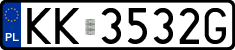 License plates of Poland, Regular car plates