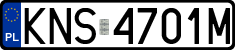 License plates of Poland, Regular car plates