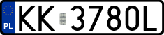License plates of Poland, Regular car plates