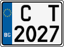 License plate of Bulgaria, Motorcycles