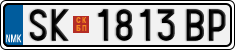License plate of North Macedonia, Regular plates (2012)