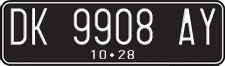 License plate of Indonesia, Regular plates