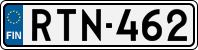 License plate of Finland, Cars