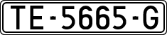 License plates of Spain, 1971 year series