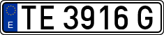 License plates of Spain, 1971 year series