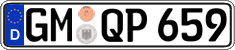 German license plate, Regular plates