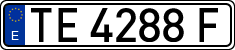 License plates of Spain, 1971 year series