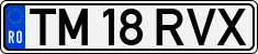 License plate of Romania, Regular plates
