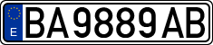 License plates of Spain, 1971 year series