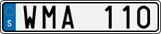 License plate of Sweden, Regular plates