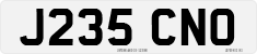 License plate of the United Kingdom, 1983 year system