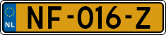 License plate of the Netherlands, Cars
