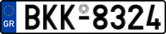 License plate of Greece, Cars